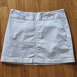Old NAVY vintage Low Rise‎ White Skirt Sz 1